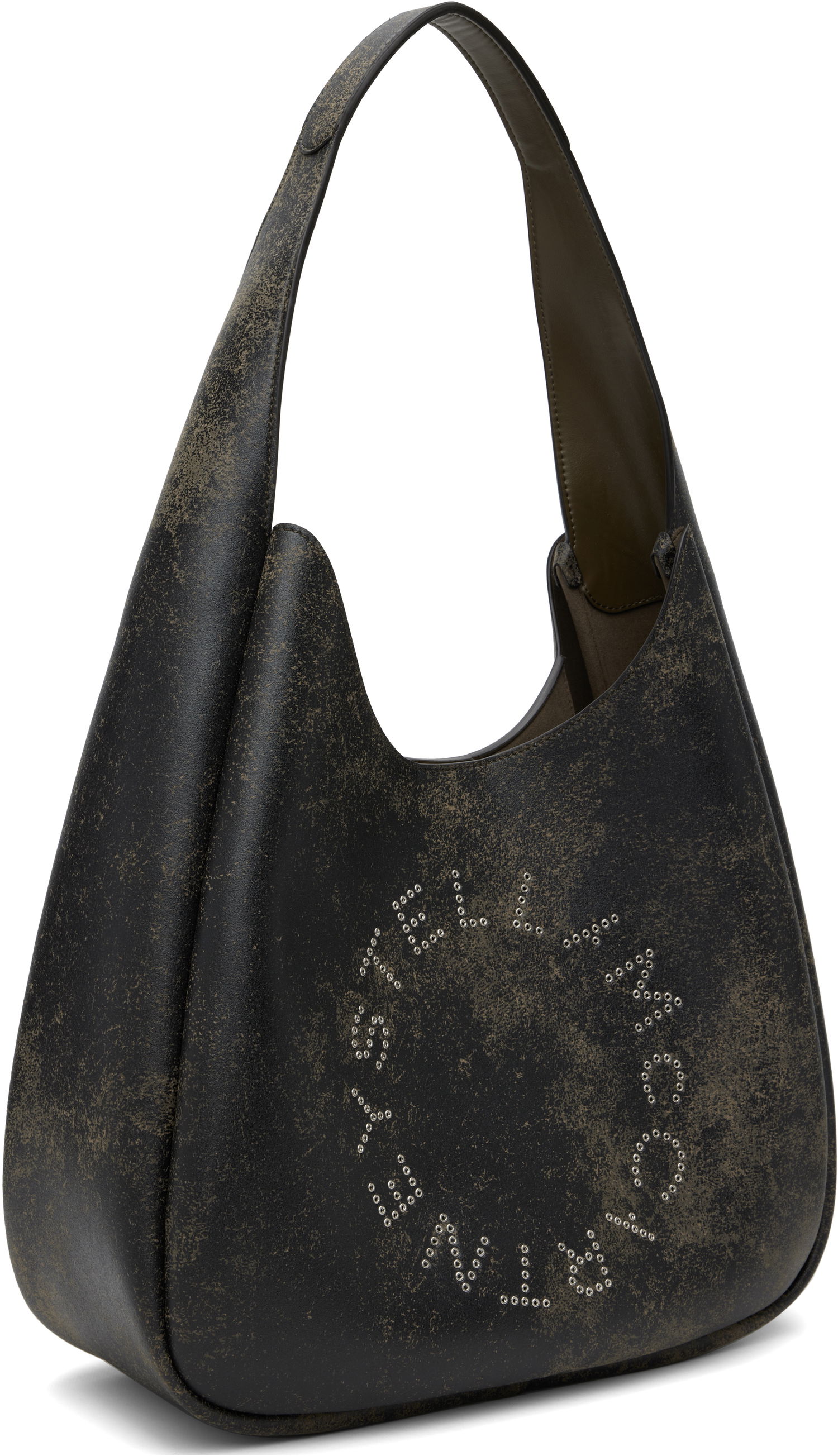 Tote bag Stella McCartney Stella McCartney Logo Slouchy Aged Large Tote Črna | 7B0102WP0591, 1