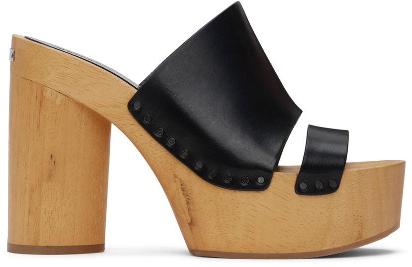 Nega čevljev ISABEL MARANT Isabel Marant Hyun Clogs Črna | 24ESO0021FA-B2C01S
