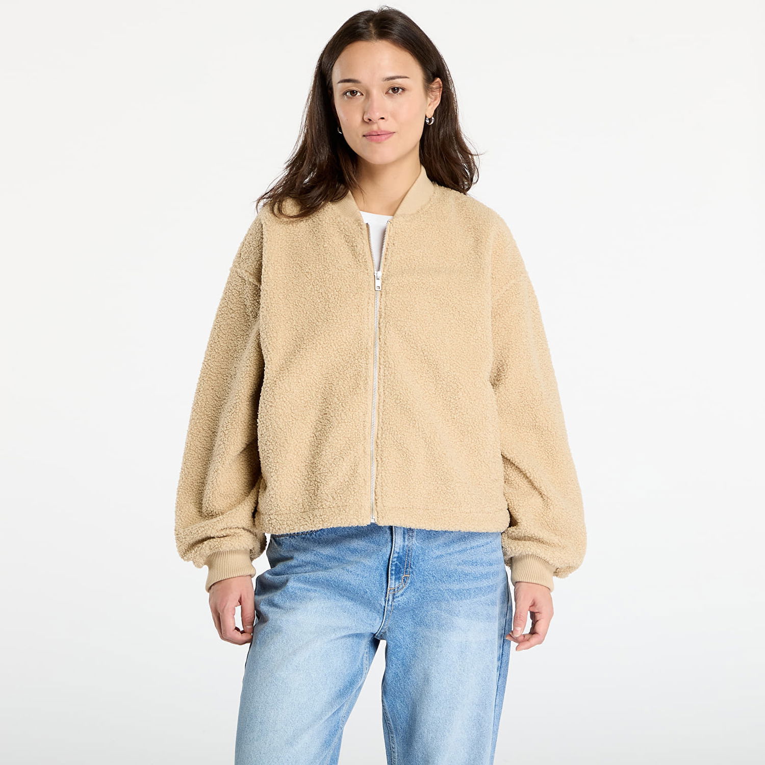 Bomber jakna Urban Classics Union Structured Bomber Jacket Bež | TB8108-03738, 0