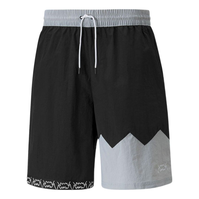 Kratke hlače Puma Jaws Woven Basketball Shorts Črna | 534186-01