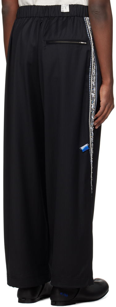 Trenirka ADER ERROR Embroidered Side Stripe Trousers Črna | BN01SSBT0105BK, 2