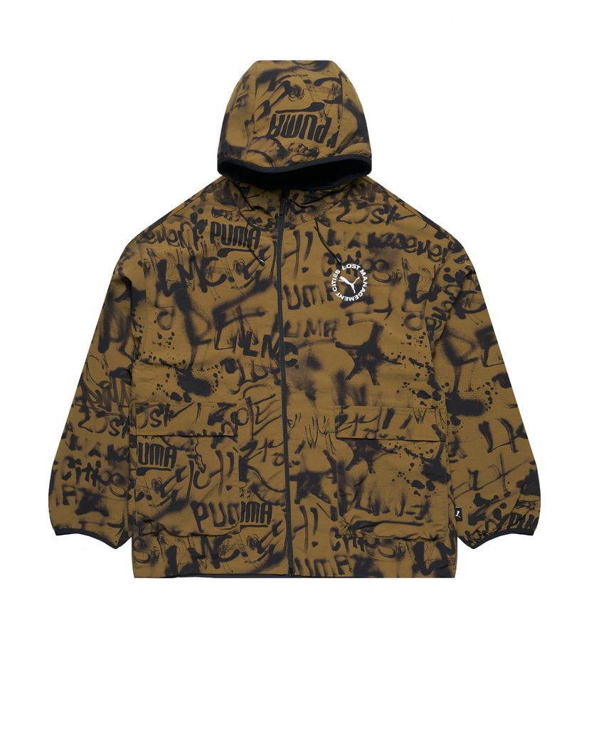 Vetrovka Puma Lost Management Cities x Reversible Jacket Rjava | 626565-40