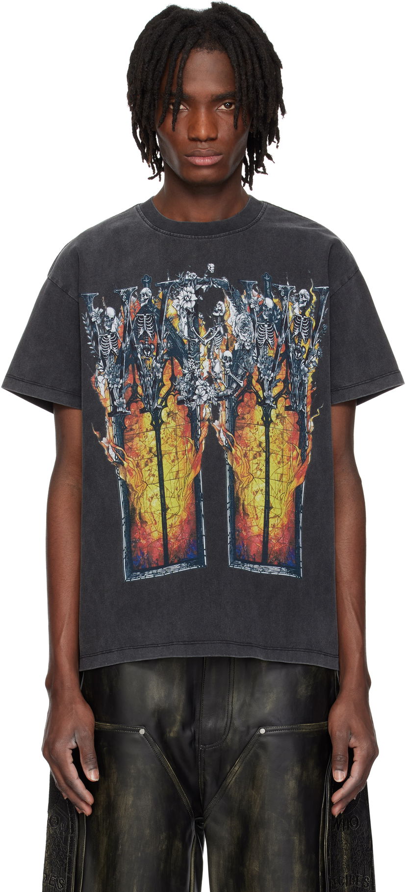 Majica Who Decides War Who Decides War Ember Chapel Graphic T-Shirt Črna | 1110190002SS25