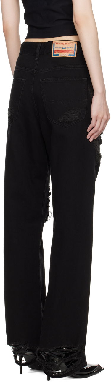 Kavbojke Diesel Black Ripped 1999 D-Reggy Regular Jeans Črna | A03621 09K35, 2