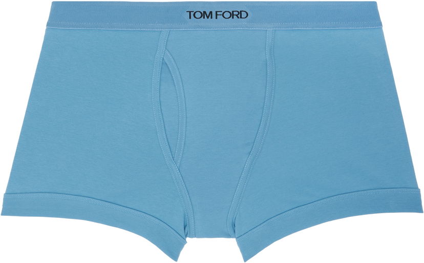 Boksarice Tom Ford TOM FORD Stretch Jersey Boxer Briefs Modra | T4LC3 204