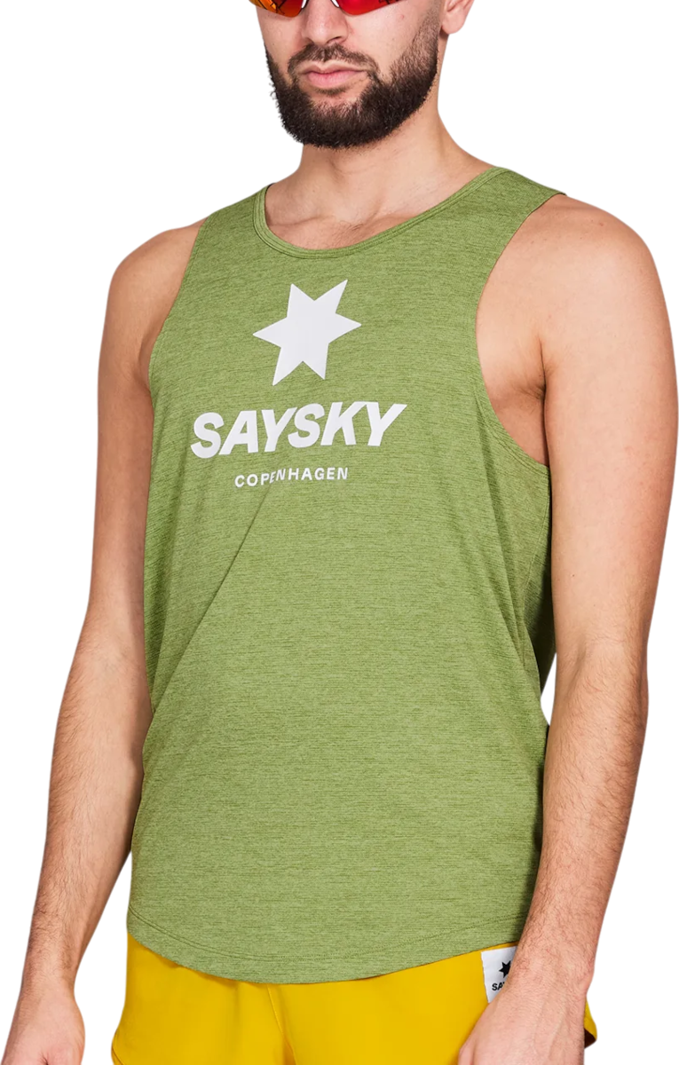 Majica brez rokavov Saysky Saysky Logo Combat Pro Singlet Zelena | nmrsi30c3009, 0