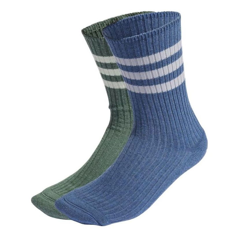 Nogavice adidas Originals adidas 3-Stripes Lounge Crew Socks - 2 Pairs Večbarvna | HN9492