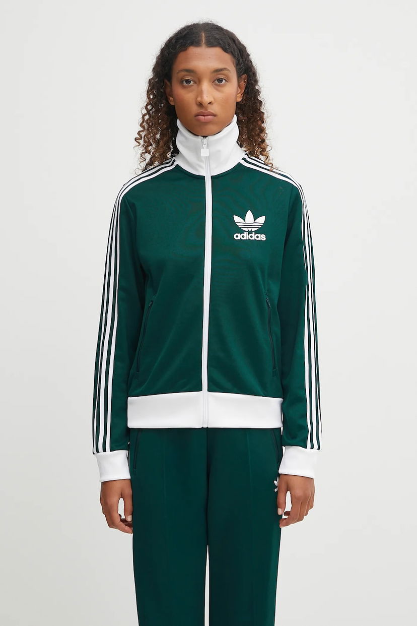Jakna adidas Originals adidas Originals Classic Tt Track Jacket Zelena | JX7852