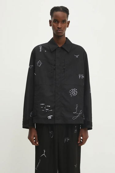 Jakna UNDERCOVER Oversize Jacket with Print Črna | UC2D4212, 0