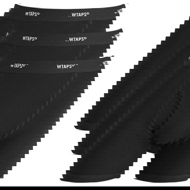Boksarice WTAPS 3-Pack Skivvies Boxer Shorts Črna | 242MYDT-UWM03-BLK, 0