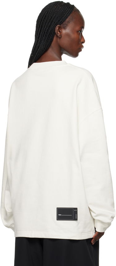 Pulover We11done We11done Printed Sweatshirt Bela | WD-TP5-19-114-U-WH, 2