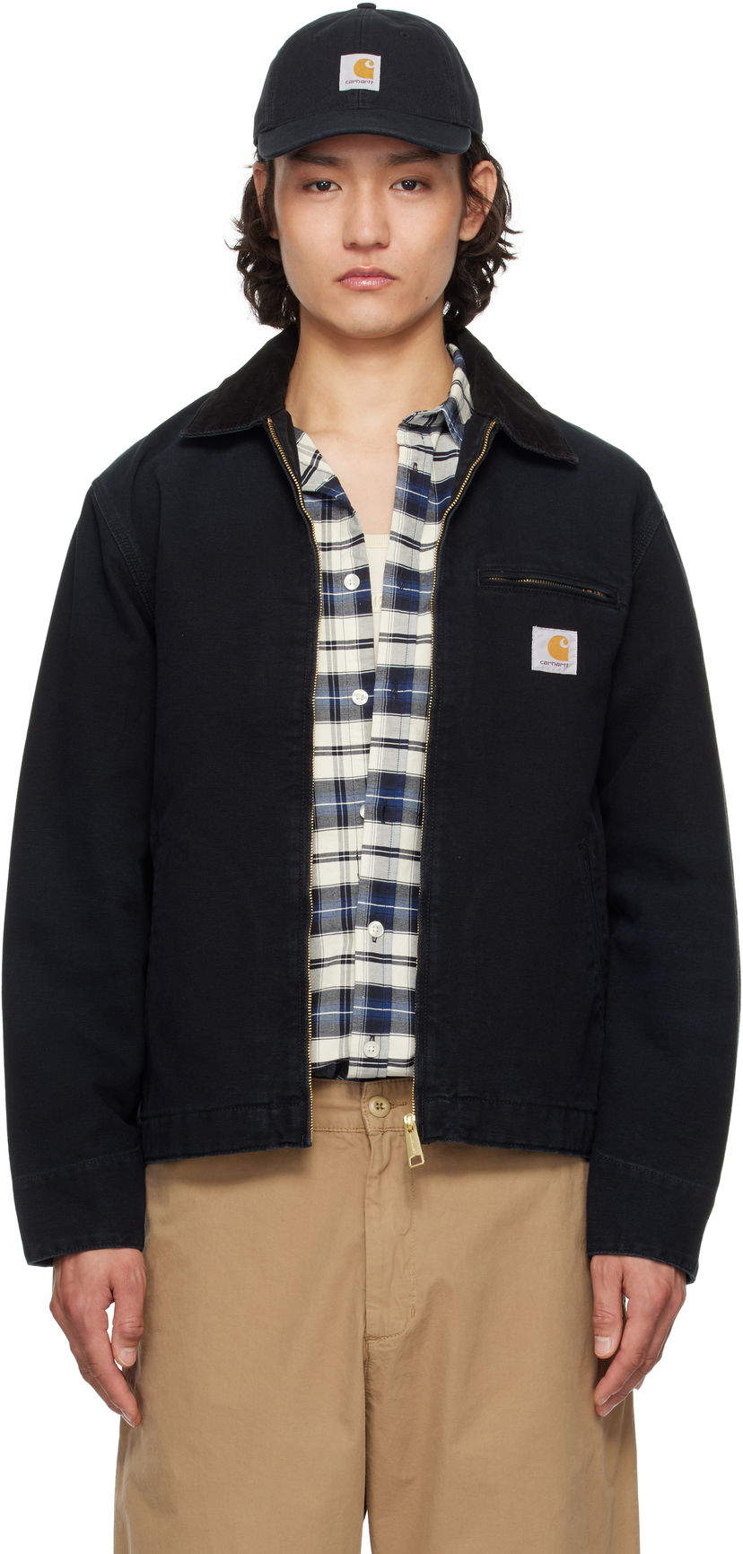 Jakna Carhartt WIP Detroit Zip-Up Jacket Črna | I034819