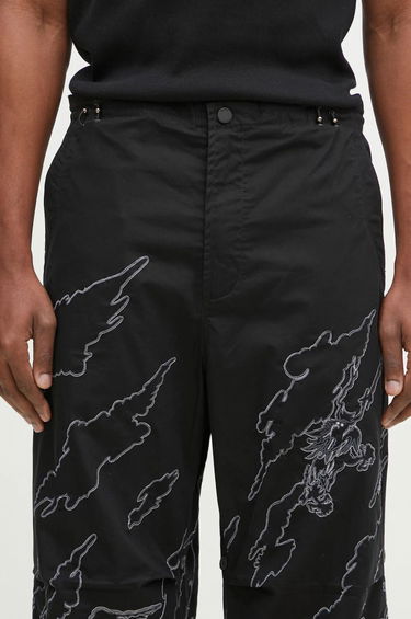 Hlače Maharishi DPM: Bonsai Sparse Snopants Trousers Črna | 5340, 3