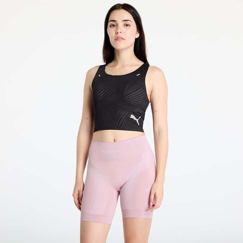 Majica Puma Top Run Ultraspun Crop Top W Black Črna | 52506090
