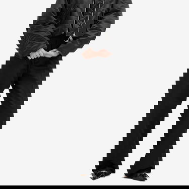 Hlače Anine Bing Carrie Black Wide Leg Pants Črna | A-03-3269-000C, 2