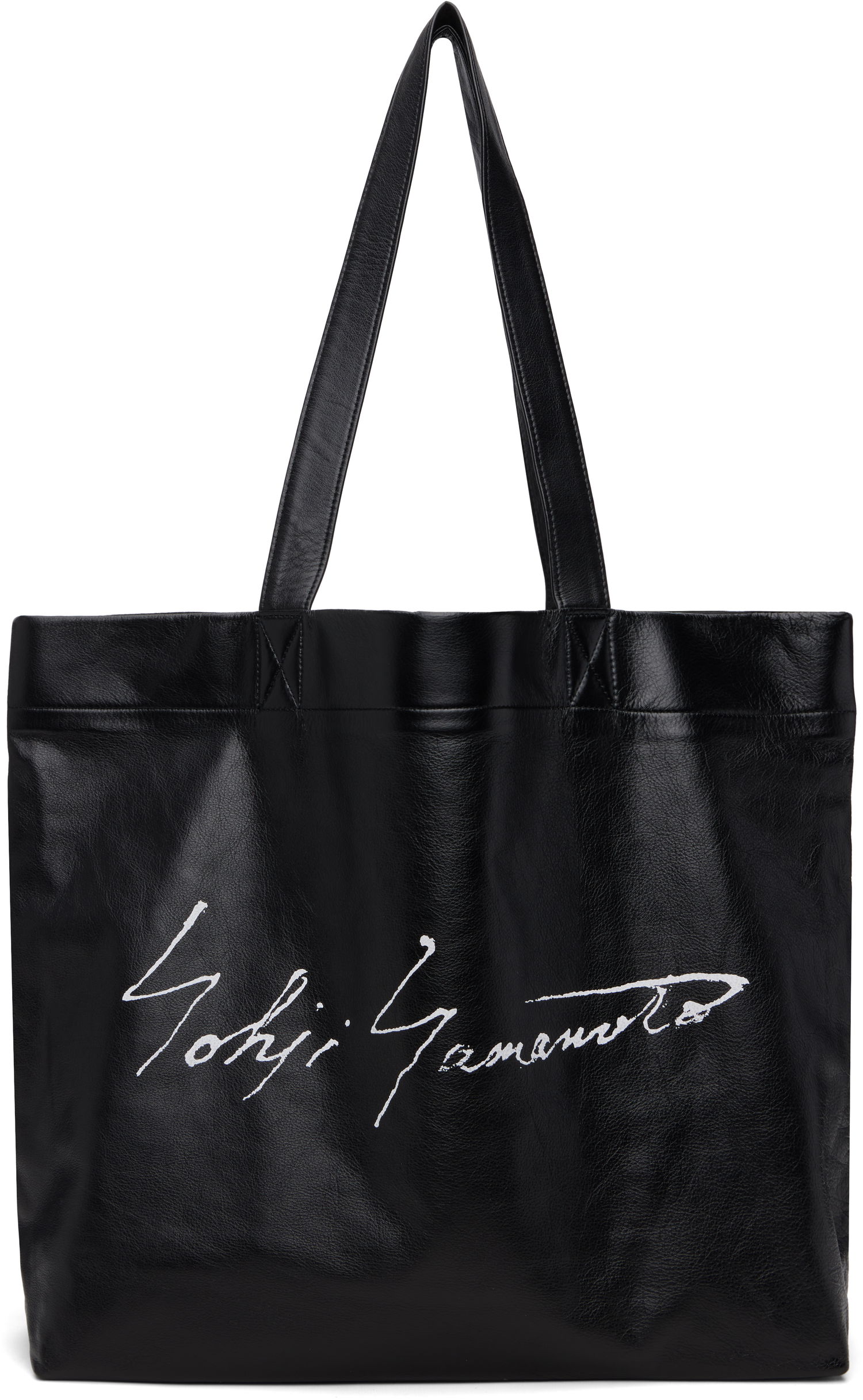 Tote bag Yohji Yamamoto Yohji Yamamoto Signature L Tote Črna | DM-I05-791, 0