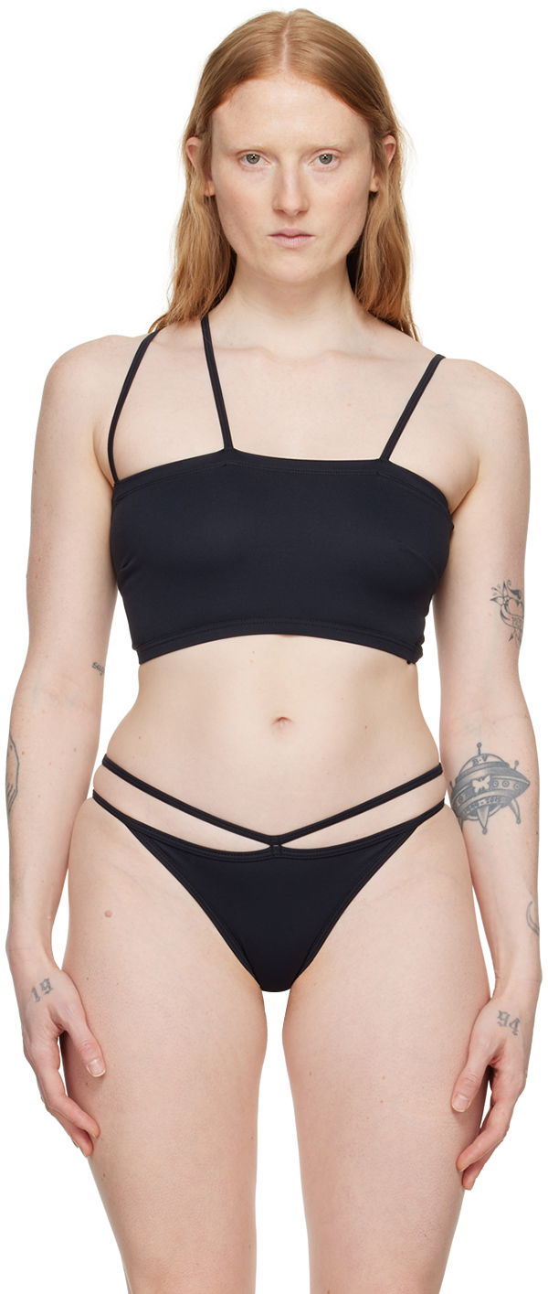 Modrček Baserange Asymmetrical Bikini Top Črna | SWNT-PA-000