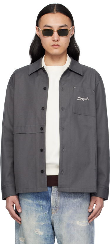 Srajce AXEL ARIGATO Axel Arigato Rowe Canvas Overshirt Siva | A2917002, 0