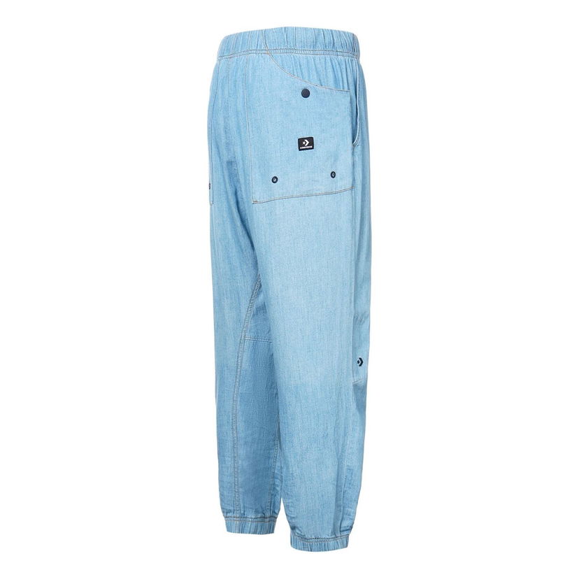 Trenirka Converse Woven Chambray Jogger Modra | 10025436-A01