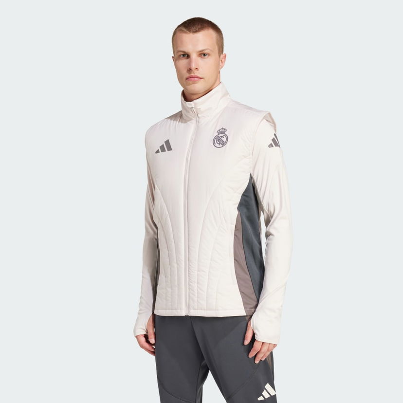 Telovnik adidas Performance Real Madrid Winterized Bela | IT5130