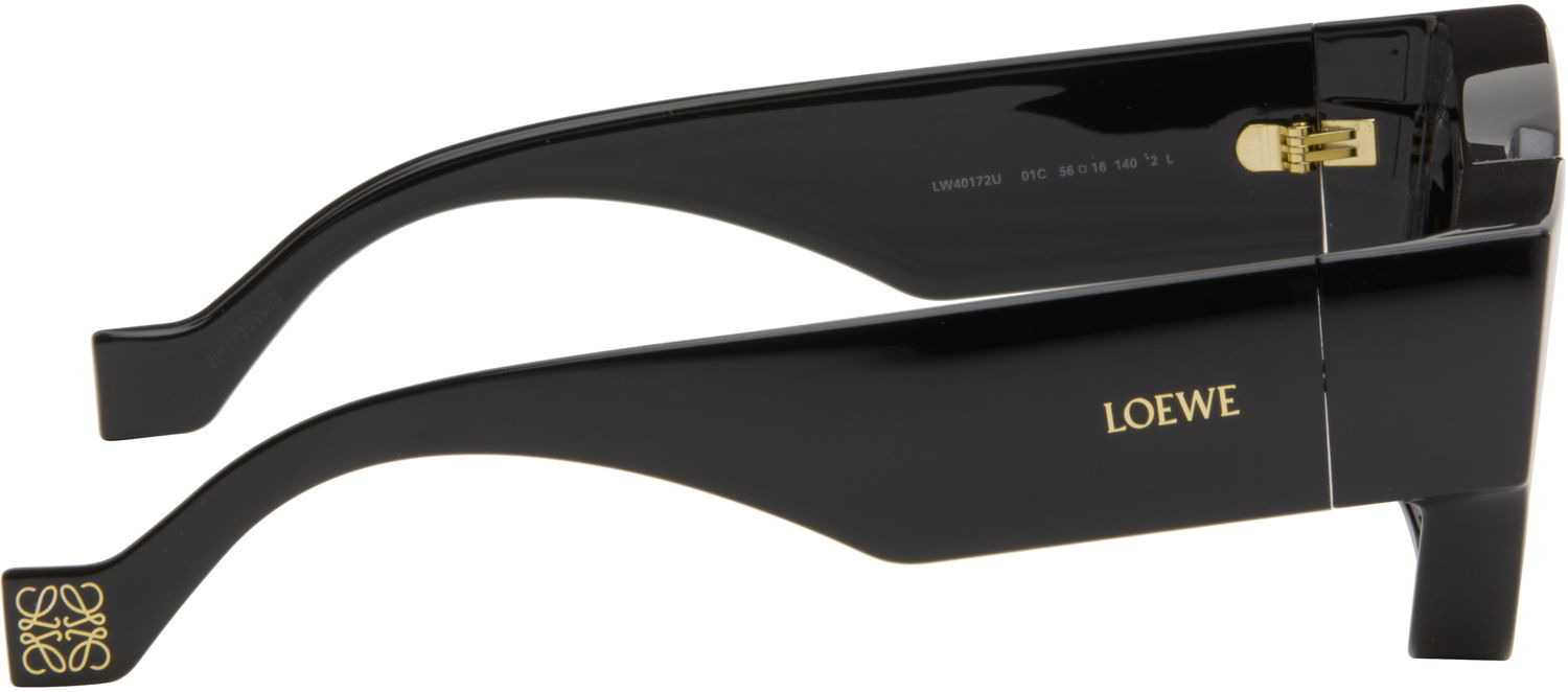 Sončna očala Loewe Paula's Ibiza Goggle Rectangle Sunglasses Črna | LW40172UW5601C 192337236143, 1