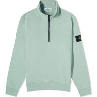 Pleteni pulover Stone Island Garment Dyed Half Zip Sweat Zelena | 801561951-V0052, 1