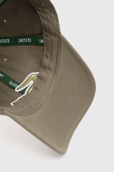 Kapa Lacoste Adjustable Organic Cotton Twill Cap Črna | RK9871, 3