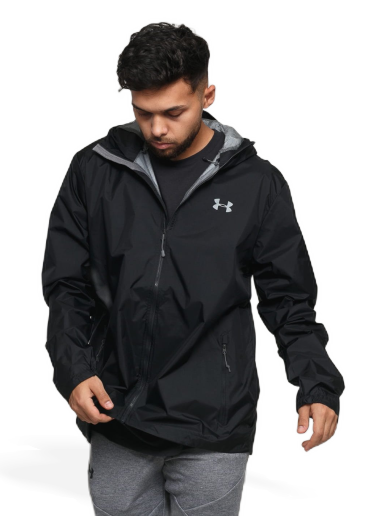 Vetrovka Under Armour Forefront Rain Jacket Črna | 1321439-001