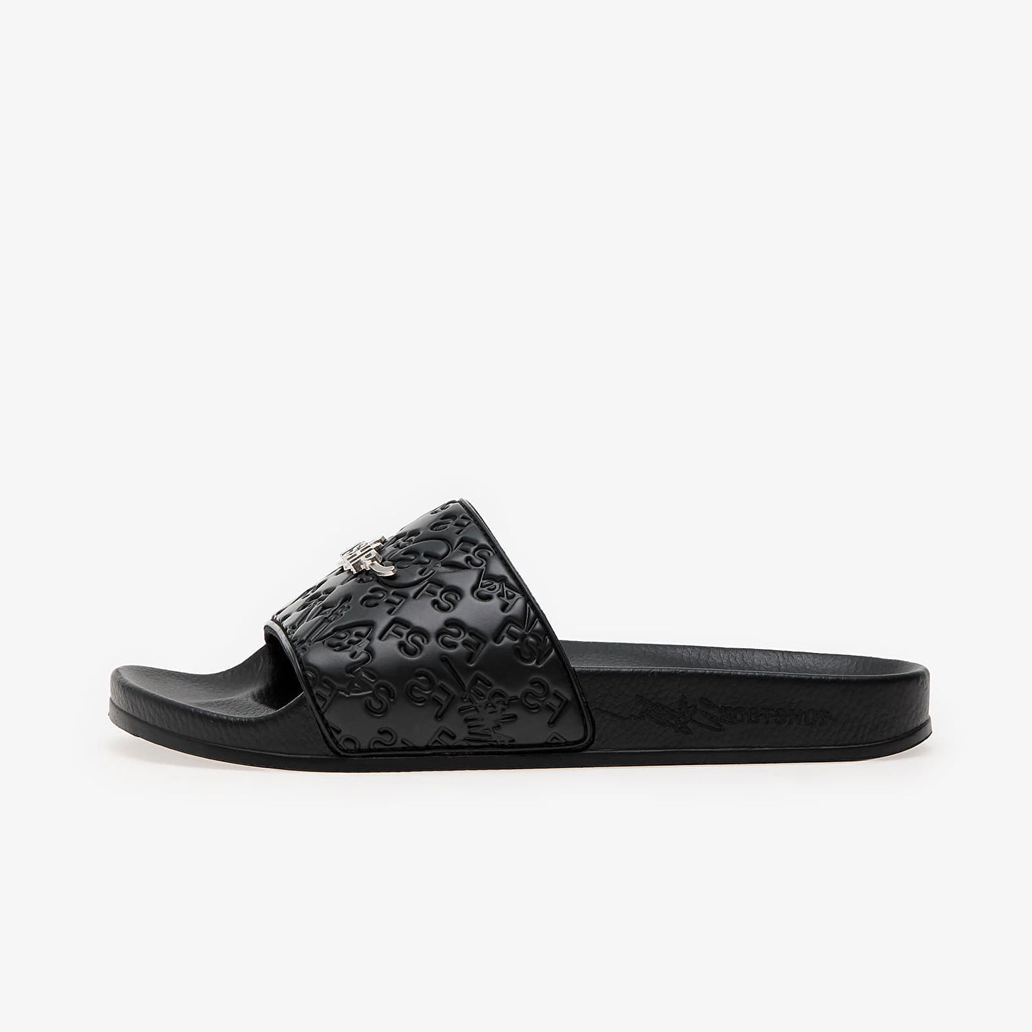 Superge in čevlji Footshop FTSHP Monogram Slides Black Črna | FTSHP_399, 0