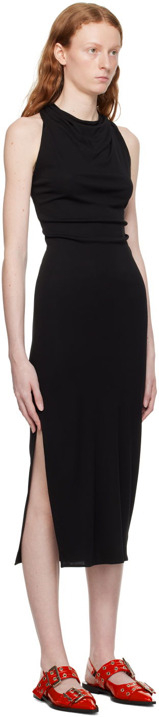 Obleke Helmut Lang Helmut Lang Twisted Maxi Dress Črna | N05HW605, 1