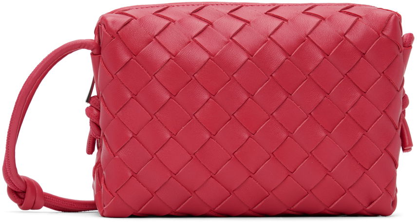 Torbice za okoli pasu Bottega Veneta Mini Loop Camera Bag Roza | 680254 V1G11, 0