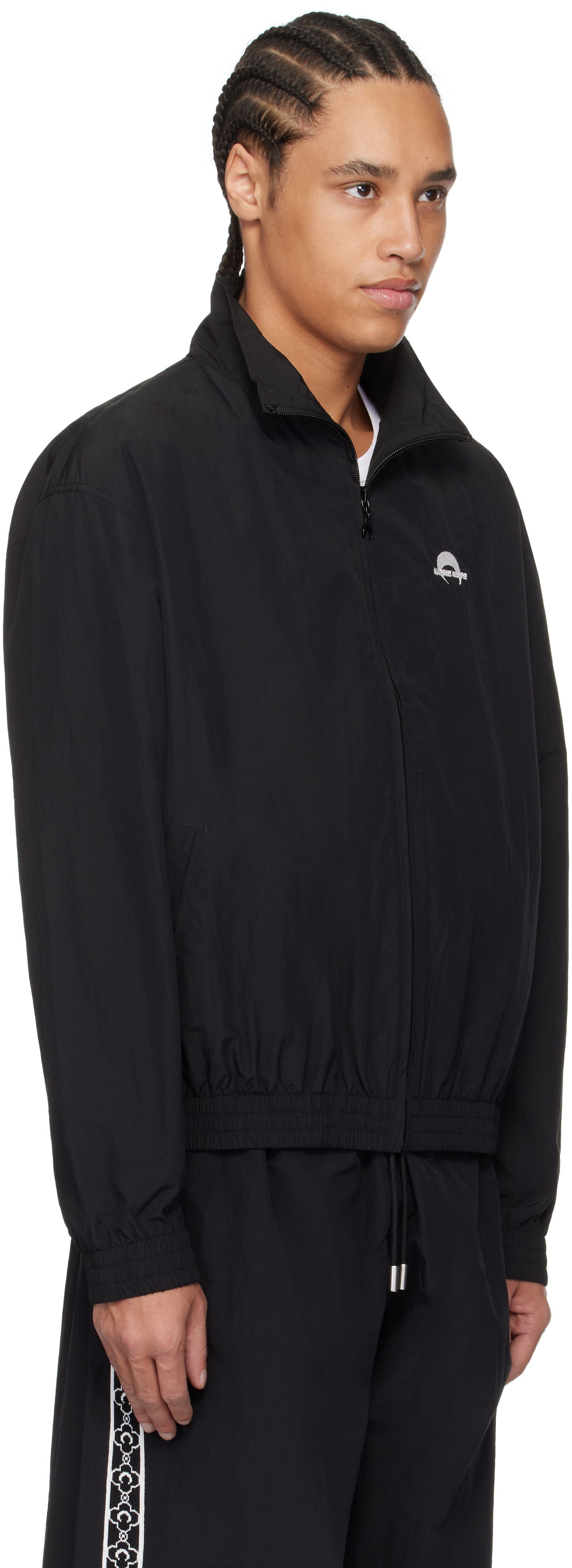 Vetrovka Marine Serre Marine Serre Recycled Nylon Track Jacket Črna | UJA053B CWOV0041, 1