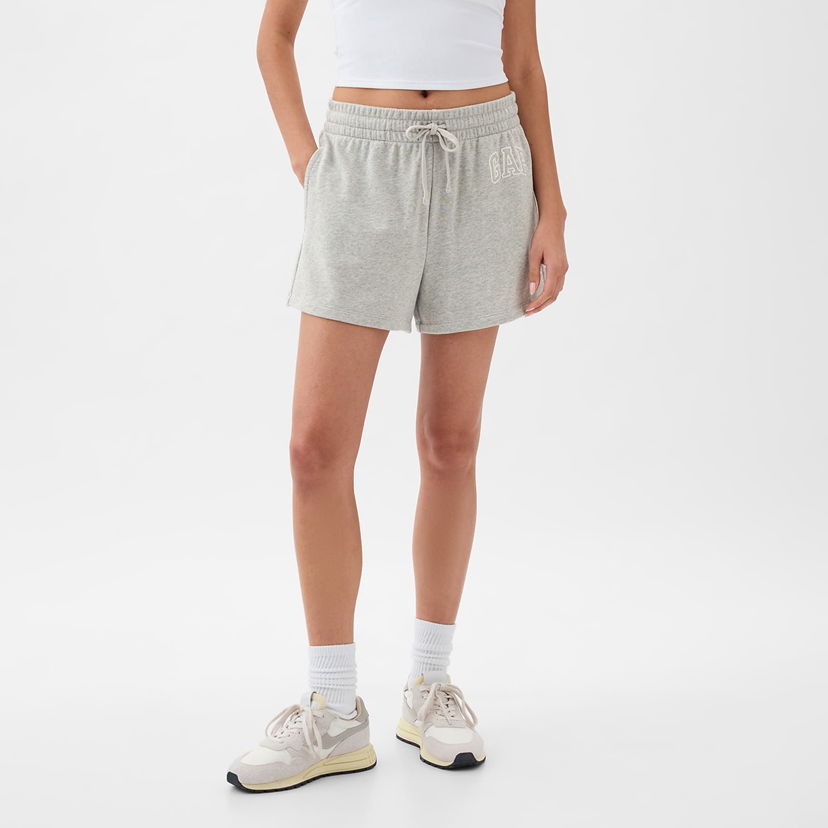 Kratke hlače GAP Logo Shorts Light Heather Grey B08 Siva | 870535-00
