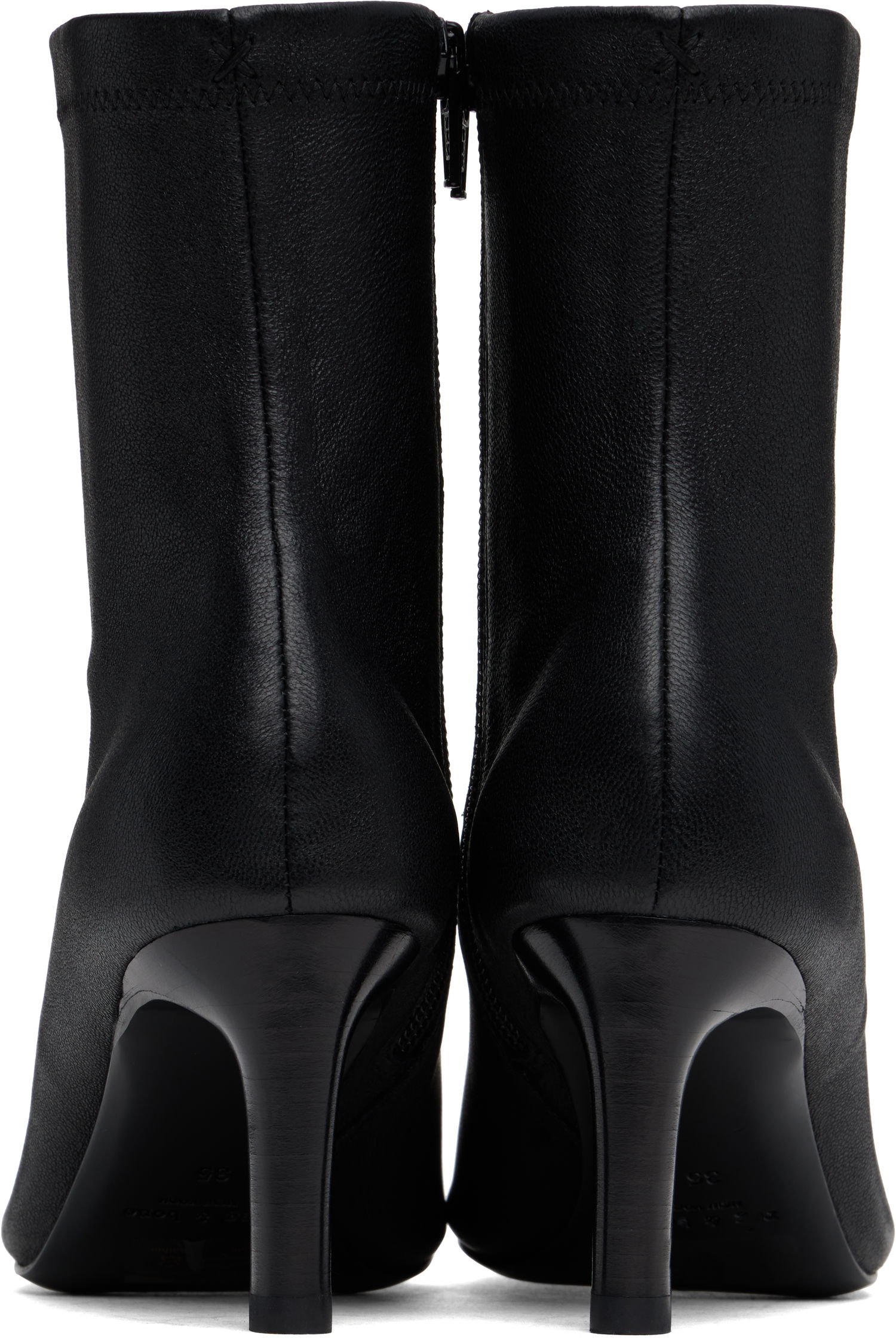 Oblačila rag & bone rag & bone Britt Leather Boots Črna | WFF24FF025LE25, 1