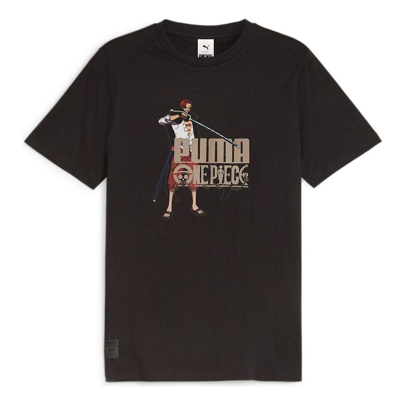Majica Puma ONE PIECE Graphic T-Shirt Črna | 624665-01