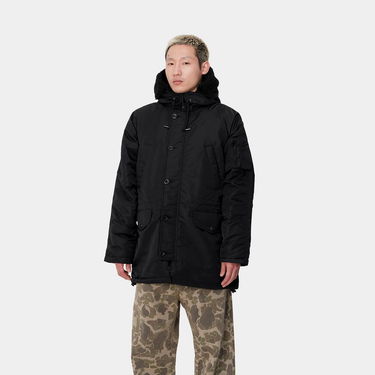Parka Carhartt WIP Hooded Parka with Faux-Fur Lining Črna | I033929_9, 6