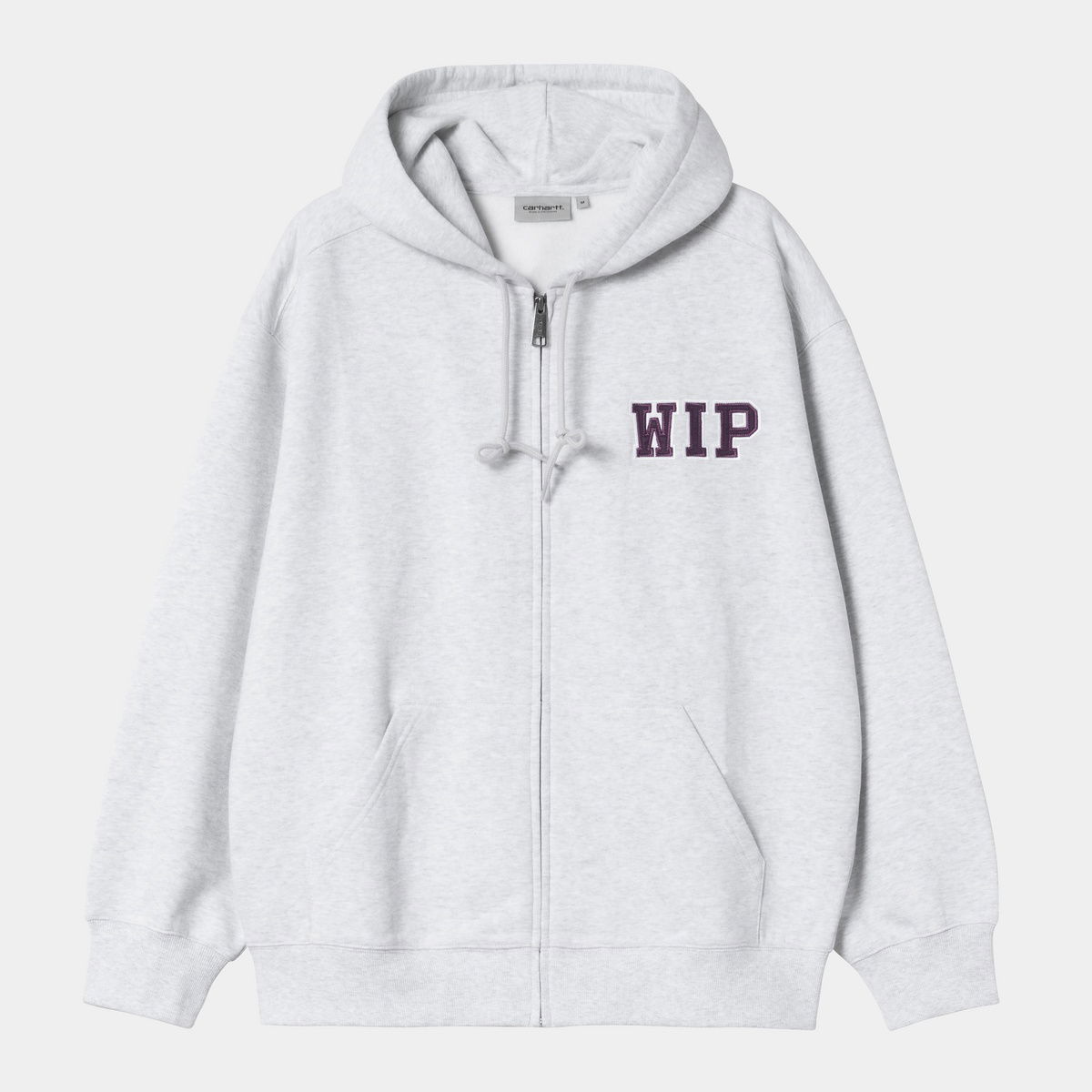 Pulover Carhartt WIP Carhartt WIP Hooded Mini Wip Sweat Jacket Siva | I035619_8, 0