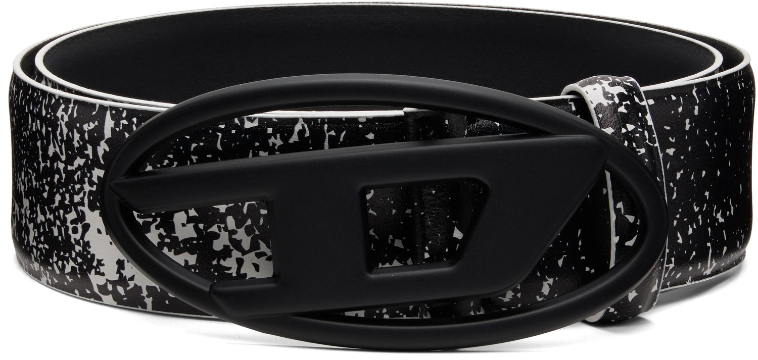 Pasovi Diesel Splatter Pattern Oval Logo Buckle Belt Večbarvna | X10133-P8236-T1003, 0