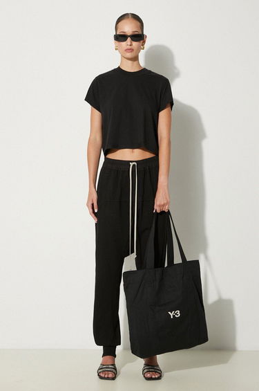 Cargo hlače Rick Owens Prisoner Drawstring Pants Črna | DS02D2330.RIG, 1