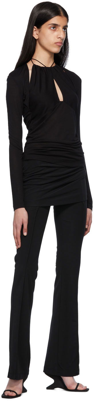 Majica brez rokavov Helmut Lang Halter Longsleeve Top Črna | Ls Halter Top, 3