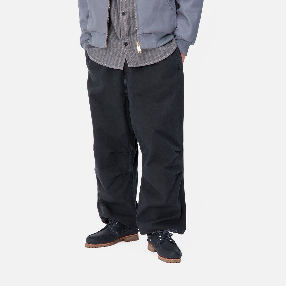 Cargo hlače Carhartt WIP Stone Dyed Black Pants Črna | I033762_9, 0