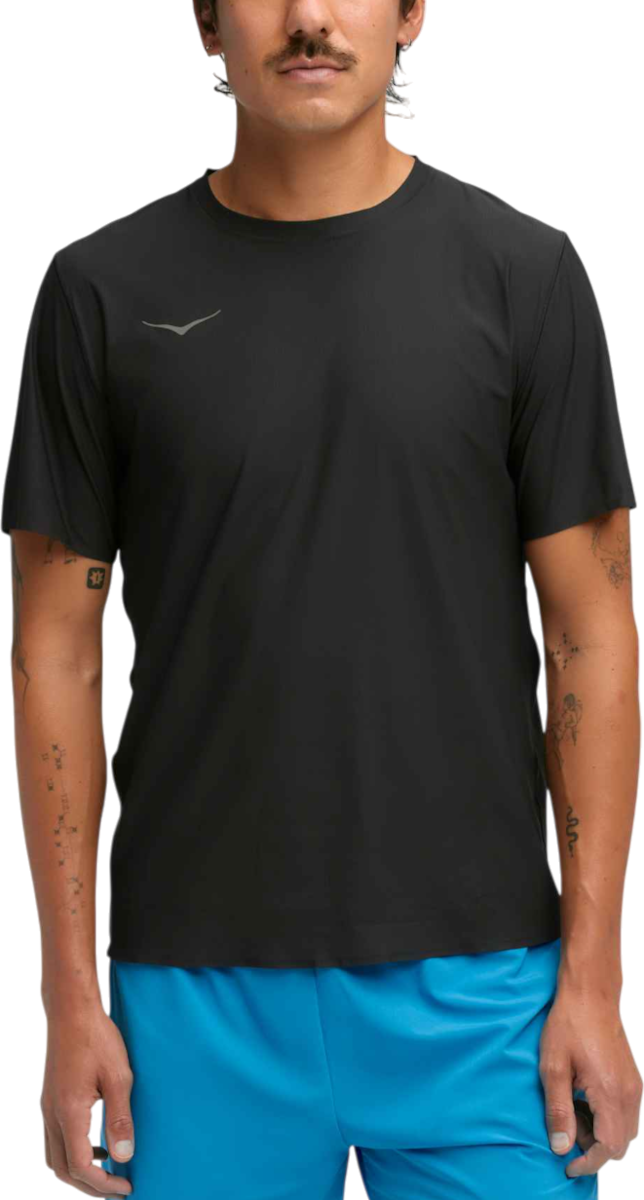 Majica Hoka One One Hoka Airolite 2.0 Short Sleeve T-Shirt Črna | 1175771-blk