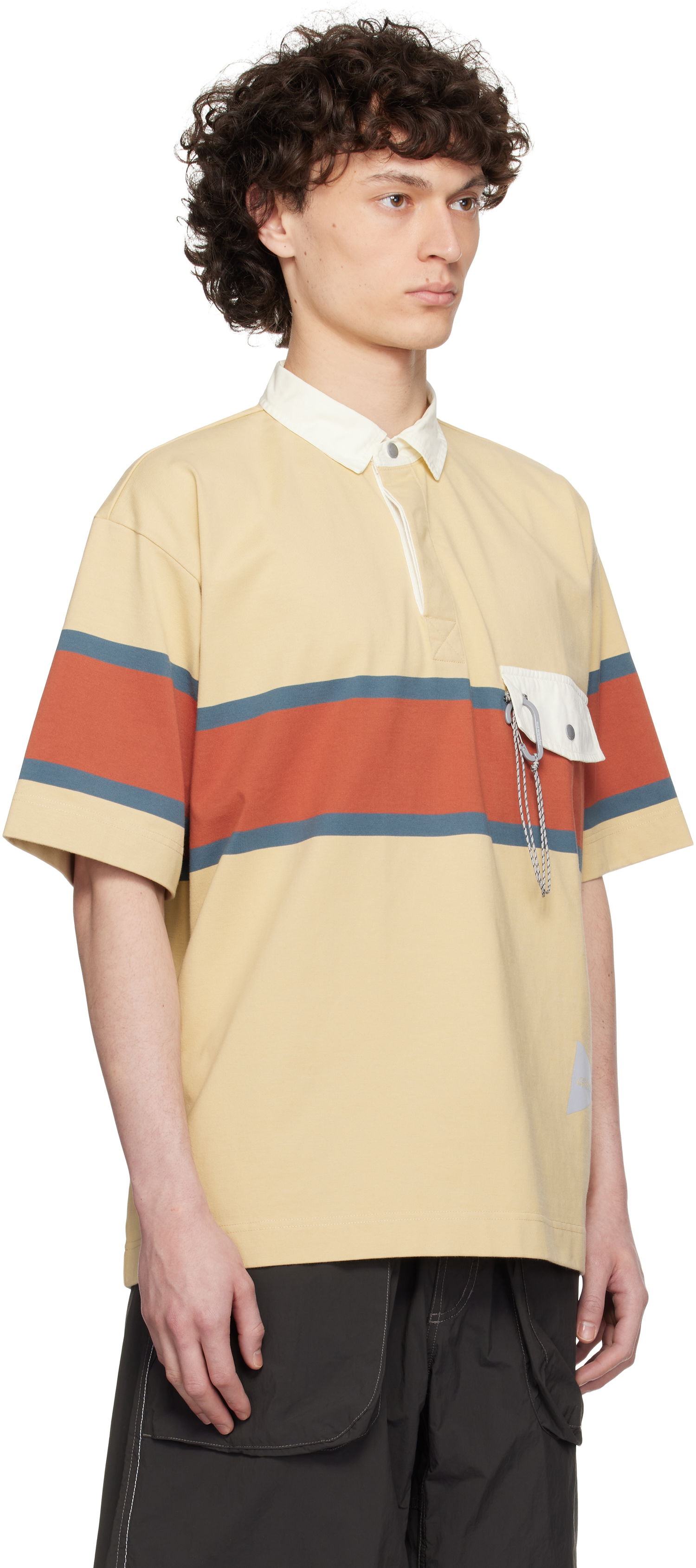 Polo majica and wander and wander x Gramicci Tech Rugby Polo Rumena | GUJ5-S3010, 1