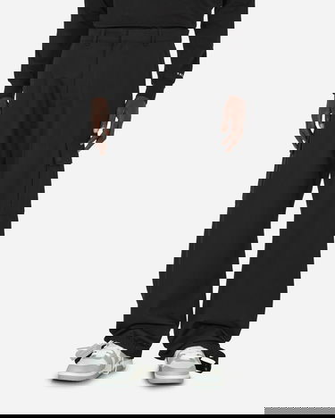 Cargo hlače Off-White Embroidered Wool Cargo Pants Black Črna | OMCF037F23FAB001 1010, 1