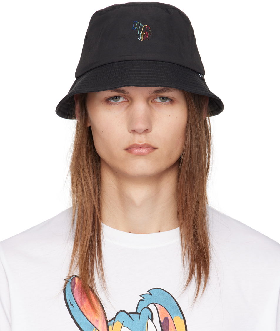Kapa Paul Smith PS Paul Smith Zebra Logo Bucket Hat Črna | M2A-921DT-N097-79, 0