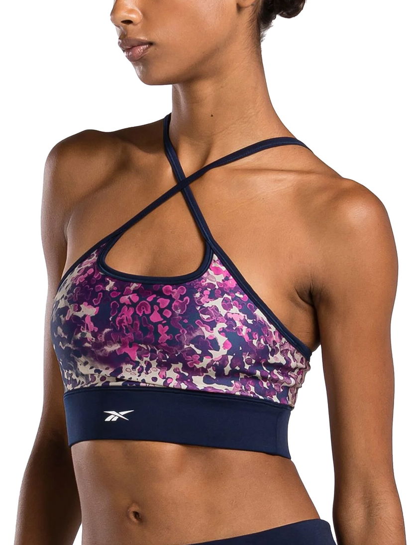 Modrček Reebok Reebok Safari Print Sports Bra Večbarvna | 100037690