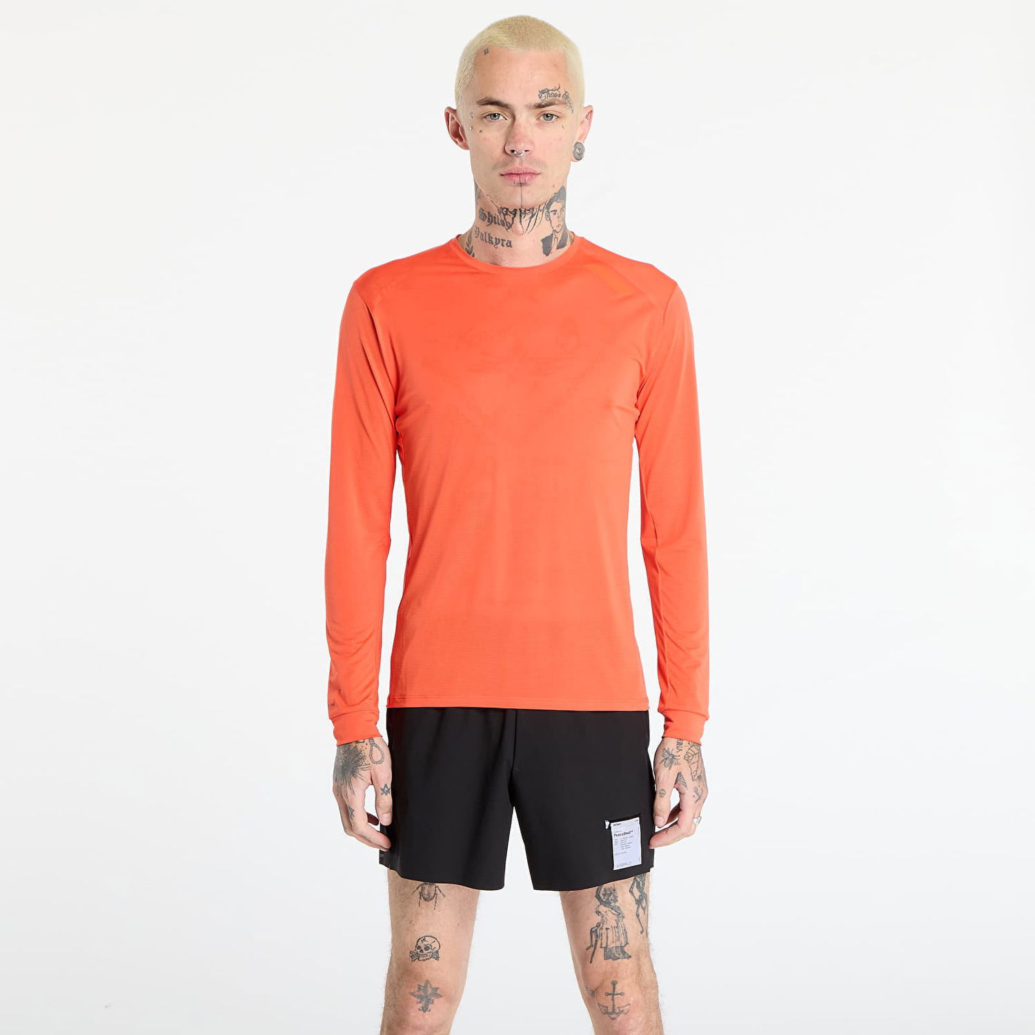 Majica Soar Running Long Sleeve Tech T-Shirt Oranžna | AW25-SLS4M-ORA, 0