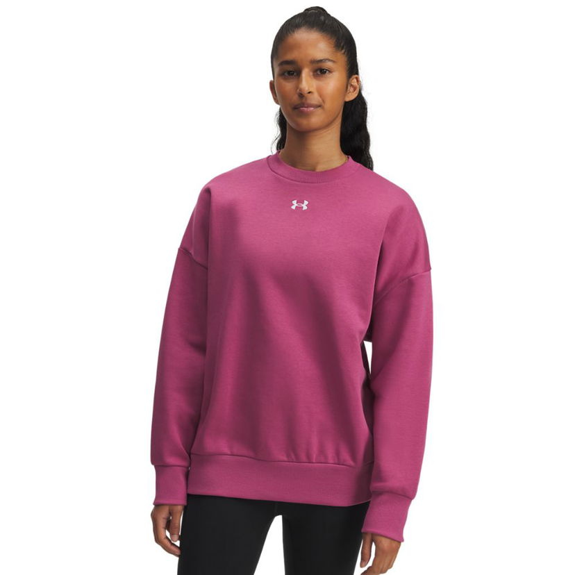 Pulover Under Armour Under Armour Rival Oversized Fleece Sweatshirt Roza | 1386463-659