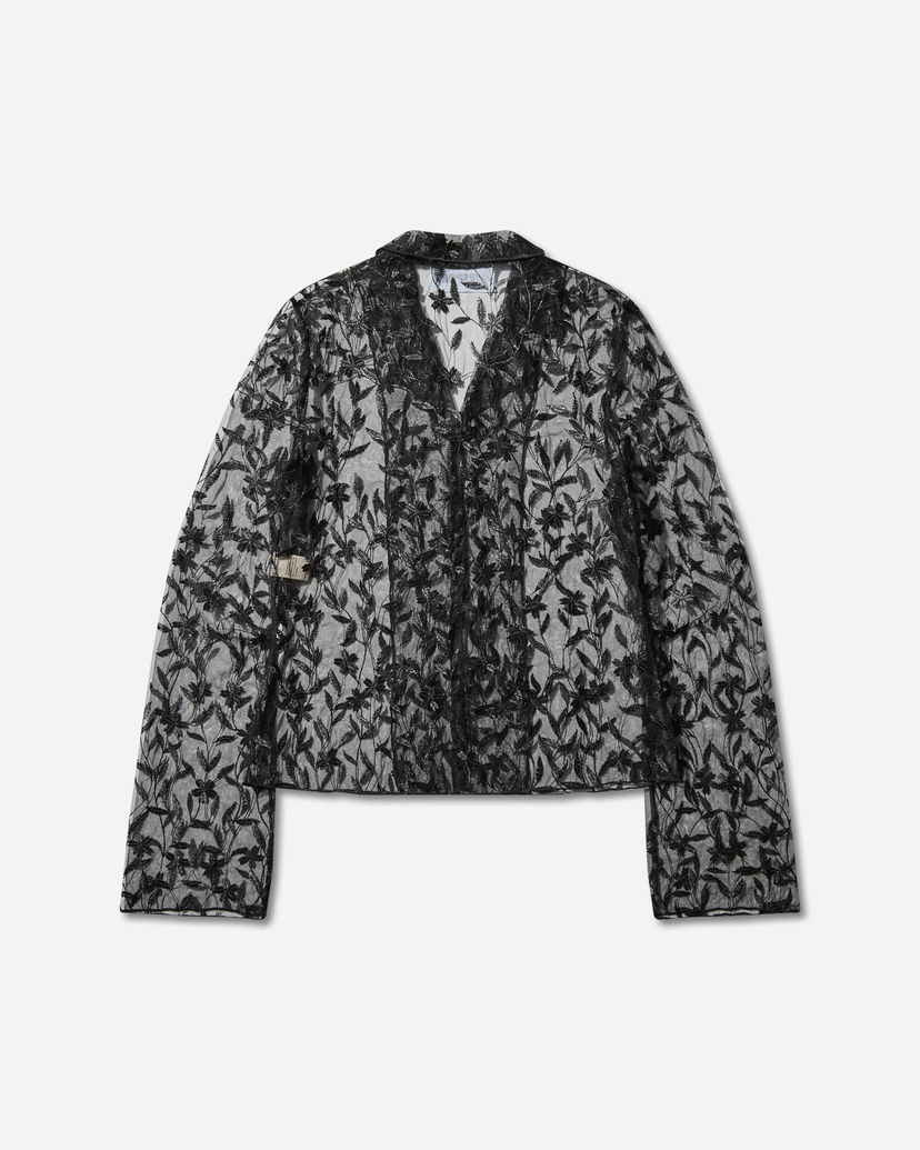 Srajce OpéraSPORT Flora Lace Shirt Črna | S45FW25  4