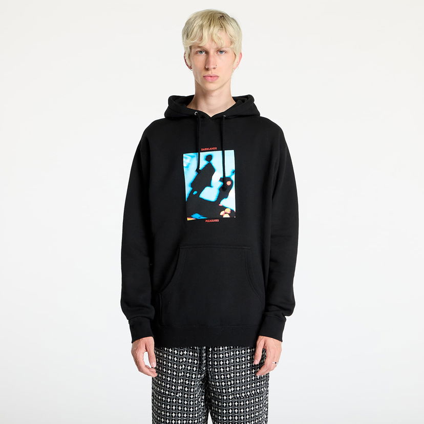Pulover Pleasures Darklands Hoodie Black Črna | P24F077 BLACK